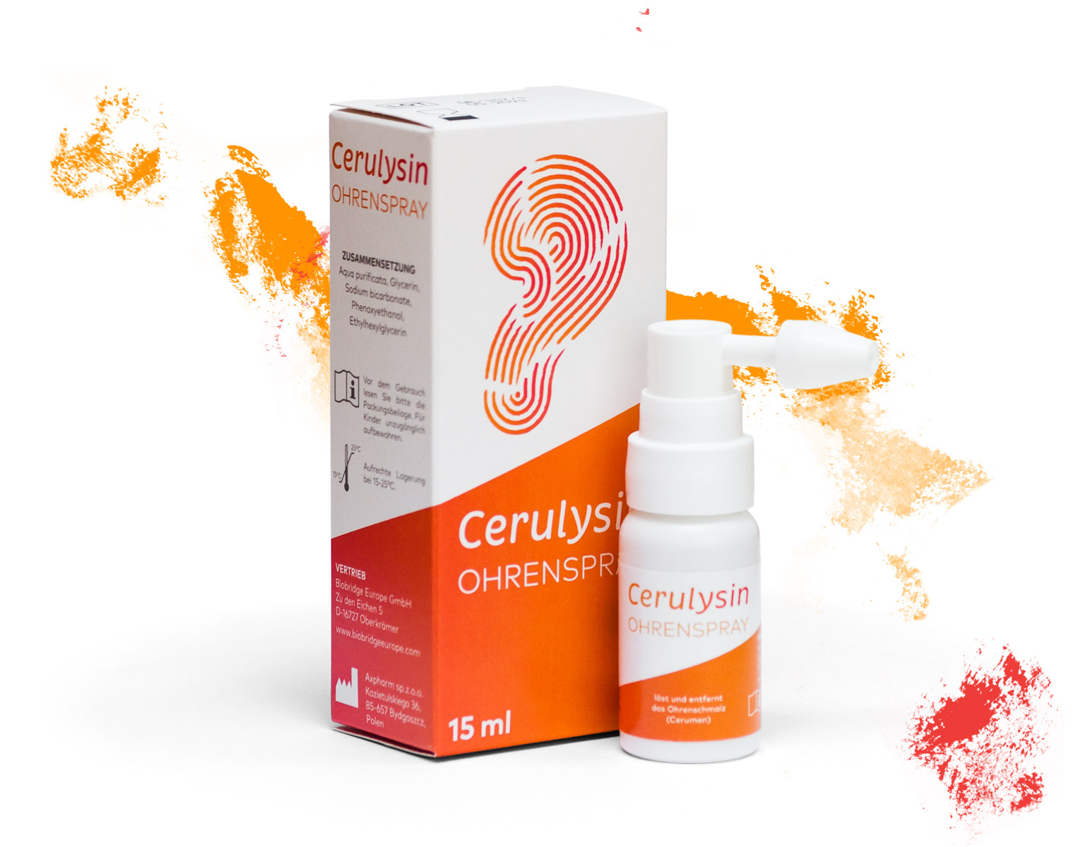 Cerulysin Ohrenspray Verpackung